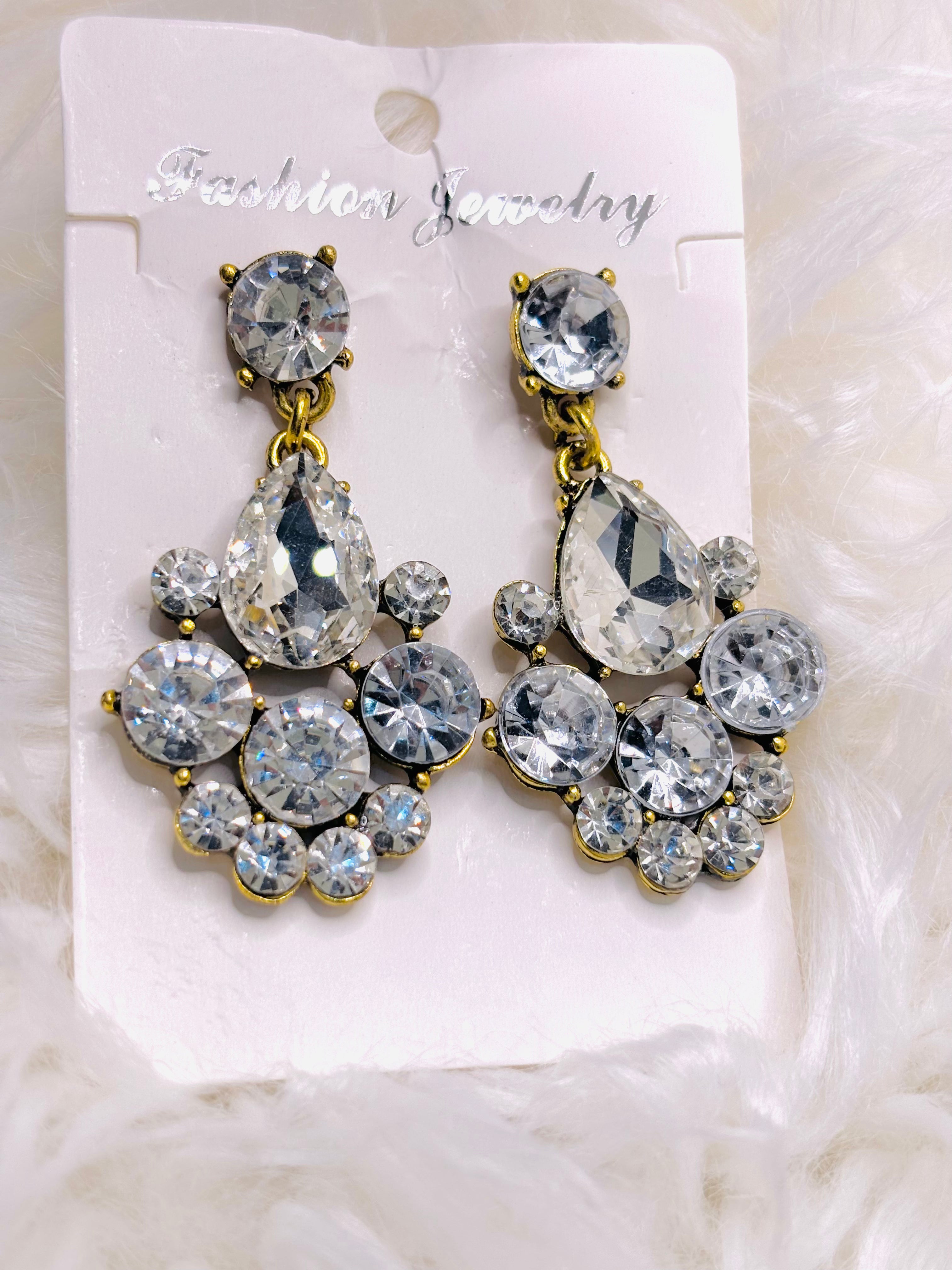 Stone earrings